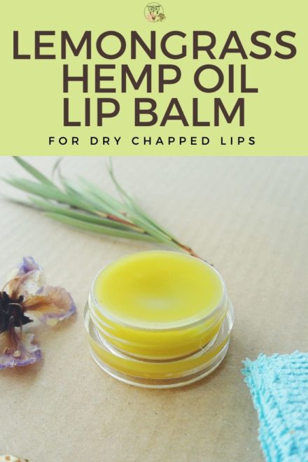 Lemongrass Hemp Seed Oil Lip Balm (For Dry Lips) – Wild for Nature